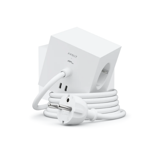 Avolt stekkerdoos square 1 wit